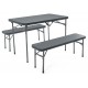 Ironside Table and bench seat 3 piece set